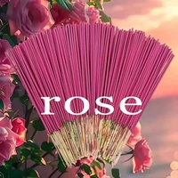 Bâtons d'encens en bambou parfumés à la rose naturelle, directement de l'usine, pour la maison, le salon, parfum d'ambiance, en vrac