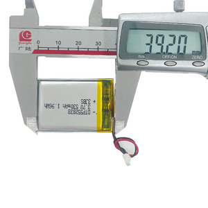 Batería de iones de litio de bolsa OEM para relojes inteligentes 3,7 V 500mAh LiPo 530mAh <span class=keywords><strong>LiPoly</strong></span> 400mAh modelo de instrumento cosmético recargable - Product Image 3