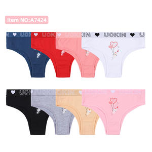 Chat mignon design dames sous-vêtements coton <span class=keywords><strong>sexy</strong></span> <span class=keywords><strong>pas</strong></span> <span class=keywords><strong>cher</strong></span> en gros femmes hipster tangas de mujer culotte UOKIN A7424 - Product Image 3