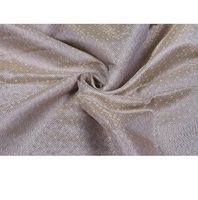 Tissu en brocart de polyester brillant, léger, respirant et écologique, à motif floral abstrait, idéal pour les robes et sacs pour filles