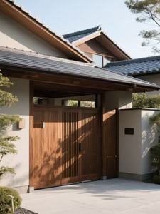 La <span class=keywords><strong>porte</strong></span> principale est conçue comme une <span class=keywords><strong>porte</strong></span> <span class=keywords><strong>d</strong></span>'<span class=keywords><strong>entrée</strong></span> <span class=keywords><strong>en</strong></span> <span class=keywords><strong>bois</strong></span> à double battant, adaptée aux portes <span class=keywords><strong>en</strong></span> <span class=keywords><strong>bois</strong></span> utilisées dans les maisons - Product Image 2