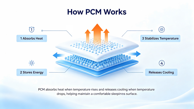 OEM Pcm Cooling Pillow Constant-temperature High Support Nect Pillow ...