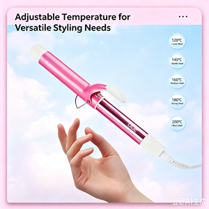 แกนม้วนผมเซรามิก 4 ขนาด 120-200 ℃   เครื่องม้วนผมปรับอุณหภูมิได้ พร้อมระบบปิดอัตโนมัติ สำหรับผู้หญิง ใช้ได้ทั้งที่บ้านและร้านเสริมสวย - Product Image 3