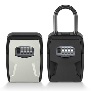 Caja de seguridad con cerradura de combinación de aleación de aluminio, barra de 9mm de grosor, uso en interiores y exteriores, para decoración del hogar, almacenamiento seguro - Product Image 2