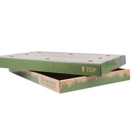 Couvercle brun Kraft solide recyclable et boîte postale d'emballage ondulée imprimée par le bas pour les fruits