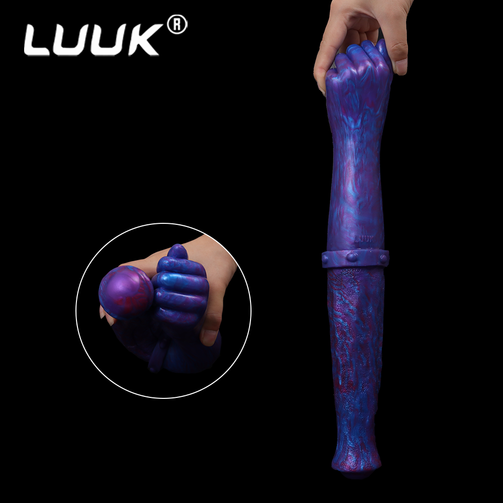 LUUK 40cm Double Head Dildo - Realistic Soft Silicone Anal Plug for Women,  Ideal for Lesbian Pleasure & Female Masturbation