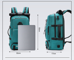 Sac à dos de voyage portable imperméable de haute qualité en tissu ripstop pour ordinateur portable, grande capacité, pour camping et randonnée, vente en gros - Product Image 2