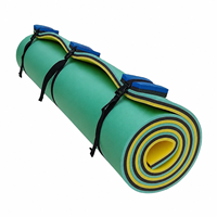 Tapis flottant en mousse XPE à 3 couches, résistant aux déchirures, enroulable, pour lac, piscine, yacht, océan, loisirs aquatiques en plein air
