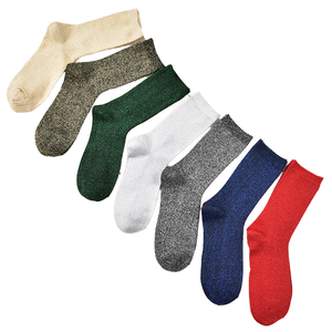 Chaussettes ras du cou pour femmes, couleur unie, mélange de coton, respirantes, tricotées, pour usage quotidien, haute qualité, coupe classique, logo personnalisé - Product Image 1