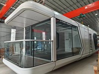 Conteneur étanche de 40 pieds Maison Structure en acier Cabine meublée Maison Villa avec capsule Bureau Pod