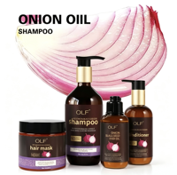 Shampooing Croissance Capillaire Sans Sulfate Marque Blanche, Shampooing à l'Oignon Rouge pour la Croissance des Cheveux, Augmente la Brillance, Hydratation, Kératine pour le Cuir Chevelu