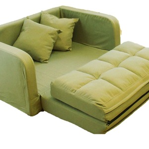 Sofá Cama Plegable en Forma de L con Colchón de Espuma Multifuncional para el Hogar, Oficina, Siesta, Camping y Picnic - Product Image 1