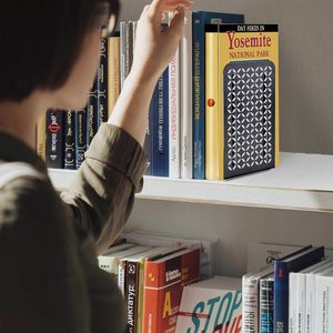 <b>Long</b>-lasting quality forged metal structure Bookend excellent for keeping folders & notebook arranged in classrooms or workplace - Product Image 3