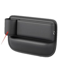 Boîte de rangement portable pour voiture en cuir PU de luxe, modèle universel, organisateur latéral de siège de voiture, vente en gros