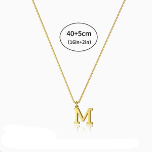 Collar de Acero Inoxidable con Letra <span class=keywords><strong>H</strong></span> de Diseño Nuevo para Hombre y Mujer, Estilo Étnico, Collar para Parejas, Accesorios Transfronterizos - Product Image 6