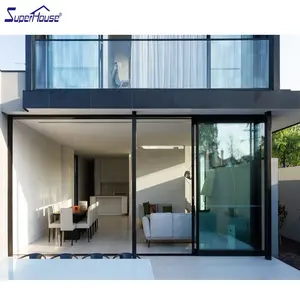 Superhouse European Aluminum Thermal Break Passive House Sliding Glass Door