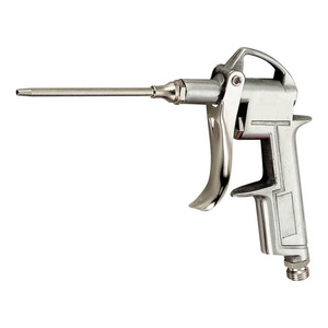 Pistola de soplado de aire comprimido de metal con extensiones de flujo de aire de acero - Product Image 3