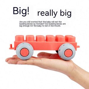 Juegos de Bloques de Construcción Suaves para Niños, Bloques de Construcción de Silicona STEM, Bloques de Juego Grandes y Suaves para Niños - Product Image 3