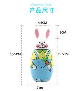 Venta al por Mayor de Muñecas Rusas Matryoshka con Forma de Conejo, Regalo Infantil - Product Image 2