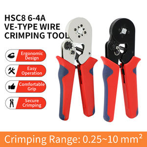 हेक्सागोनल फर्रूल क्रिमपर स्व समायोज्य रैचेट तार 0.25 6 मिमी - Product Image 3