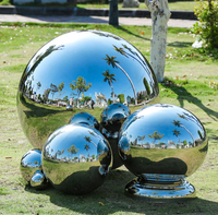 Ballon miroir gonflable Ballon gonflable en PVC Décoration d'événement Grande boule miroir gonflable brillante