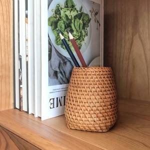 Lớn Dã Ngoại Tổ Chức Tự Nhiên Nhà Giặt Giỏ Handmade Lớn Kích Thước Mây Vòng Lưu Trữ Giỏ - Product Image 3