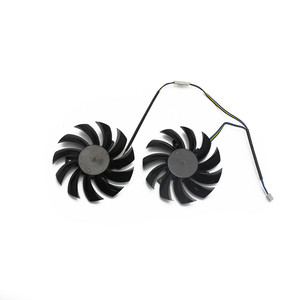 พัดลมเย็น0.35A PLD08010S12HH 75มม. สำหรับ MSI GeForce <span class=keywords><strong>GTX</strong></span> 580/570/560/560ti/480/465/<span class=keywords><strong>460</strong></span>การ์ดวิดีโอ GTX770พัดลมระบายความร้อน - Product Image 2