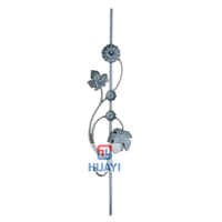 Componentes Decorativos de Hierro Forjado para Puertas Metálicas, Hierro Fundido Antioxidante, Accesorios Forjados Duraderos, Fácil Instalación para Hierro Forjado