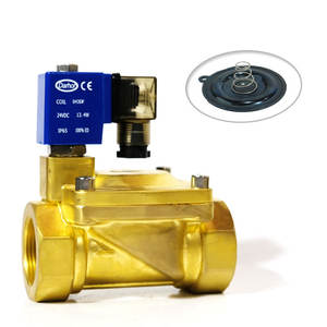 Darhor โซลินอยด์วาล์วทองเหลืองปิดได้ตามปกตินักบิน24VDC 12VDC 16bar วาล์วทำงาน - Product Image 2