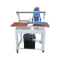 Presse à chaud hydraulique automatique double station 50x50cm et 60x60cm pour l'impression sur tissus, vêtements et textiles