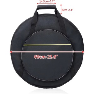 Estuche de Almacenamiento para Platillos de Batería, Personalizado, a Prueba de Polvo, de 22 Pulgadas, Acolchado, de Doble Capa, con Asa de Transporte, Muestra Gratuita - Product Image 5