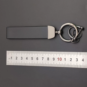 พวงกุญแจห่วงเกี่ยวนิรภัยแบบปรับแต่งโลโก้พวงกุญแจห่วงโซ่หนังแฮนด์เมดสำหรับงานหนักพวงกุญแจ<span class=keywords><strong>รถยนต์</strong></span>พวงกุญแจห่วงคล้องแบบหมุนได้ - Product Image 4