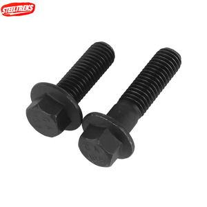 Tornillos de Brida Hexagonales Personalizados DIN 6921 de 12 mm 1.75 x 40 mm, Zincados, M10*1.25 1/4 <span class=keywords><strong>5</strong></span>/16 M12 M14 M20 Grado 10.9 - Product Image 1