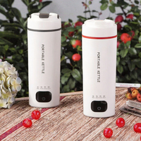 Gobelet intelligent électrique portable en acier inoxydable, tasse de voyage 500 ml, chauffage rapide, isolation thermique, pour le bureau et la maison