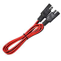 Câble d'extension SAE, connecteur 18AWG SAE à SAE faisceau de câbles à déconnexion rapide, câble d'extension de panneau solaire