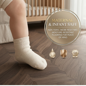 Échantillon Gratuit <span class=keywords><strong>Parquet</strong></span> en Noyer Noir d'Amérique du Sud en Forme de Feuille, Plancher Flottant en Bois d'Ingénierie, Design Hexagonal, Résistant à l'Usure - Product Image 4