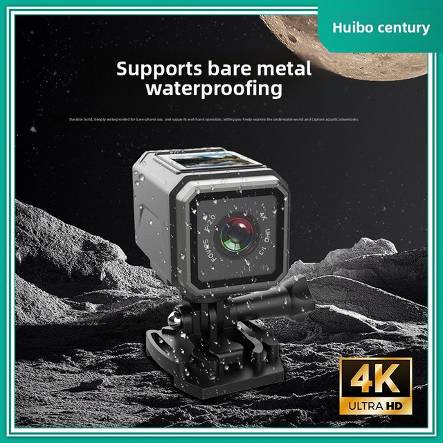 S1 4K Action Camera WiFi Outdoor Waterproof Multi-Functional Cycling Recorder with Wide-Angle Lens