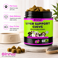 Oimmal Complément Hépatique pour Chiens à la Chardon-Marie, Friandises à Mâcher Détox Naturelles, 150 unités, Expédition Rapide du Fabricant Marque Blanche