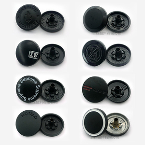 Nhà Máy Trực Tiếp Chất Lượng Cao Màu Đen 18Mm Thời Trang Người Đàn Ông Của Kim Loại Snap Nút - Product Image 1