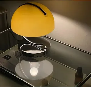 Turuncu Küçük Puding Lambası Yatak Odası Instagram Başucu Lambaları Modern Oturma Odası Atmosfer Gece Lambası Minimalist Bauhaus Masa Lambası - Product Image 6