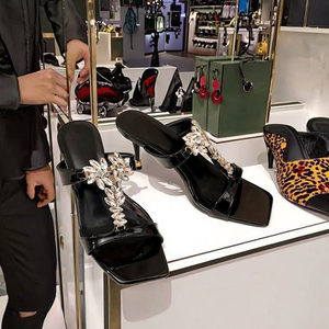 Colección de Zapatos Muller de Lujo para Mujer, Estilo Francés, Punta Cuadrada, Tendencia de Moda de Verano, 25 Modelos Nuevos, Connery - Product Image 2