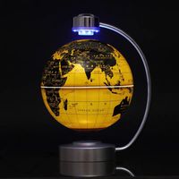 Globo Terráqueo Magnético Flotante con Mapa del Mundo