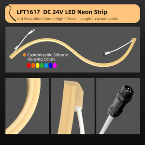 Bande lumineuse <span class=keywords><strong>LED</strong></span> flexible personnalisable avec contrôle DMX512, étanche IP67, pixel RGBW, néon pour façade de bâtiment d'hôtel - Product Image 4