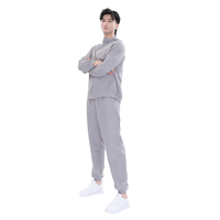Ensemble uniforme de traitement des aliments à capuche en polyester personnalisé | Vêtements de travail à manches longues 2 pièces | Vêtements d'usine OEM