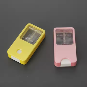 Vacío 10ml plástico Mini bolsillo tarjeta de crédito niebla Perfume Spray botella para desinfectante de manos - Product Image 5