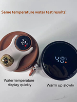 Thermos isotherme en acier inoxydable 316 avec affichage de la température, grande capacité, pour café, cadeau, logo personnalisé, vente en gros, usage domestique