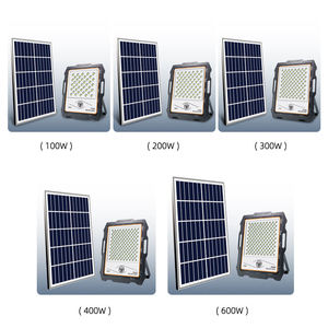 Projecteur solaire à détecteur de mouvement IP67 étanche 60W 100W 200W 300W 500W 800W avec boîtier en aluminium pour éclairage de sécurité de jardin - Product Image 3