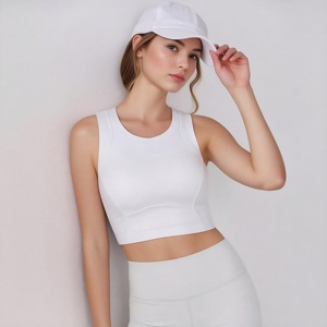 Sujetador deportivo <span class=keywords><strong>de</strong></span> alto impacto para mujer, top <span class=keywords><strong>de</strong></span> yoga con espalda fina y a prueba <span class=keywords><strong>de</strong></span> golpes, top corto para mujer - Product Image 3