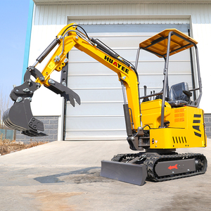 Mini-excavatrice EPA 1 tonne pour usage agricole, avec pompe à chenilles et moteur, godet à pince, facile à utiliser - Vente directe usine - Product Image 1