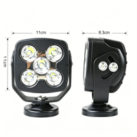4.3 Inch 50W Square LED Work Light IP68 Waterproof 12-48V 3600 Lumens Auxiliary Driving Lamp for Offroad Car Truck Forklift